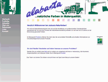 Tablet Screenshot of alabasta.de